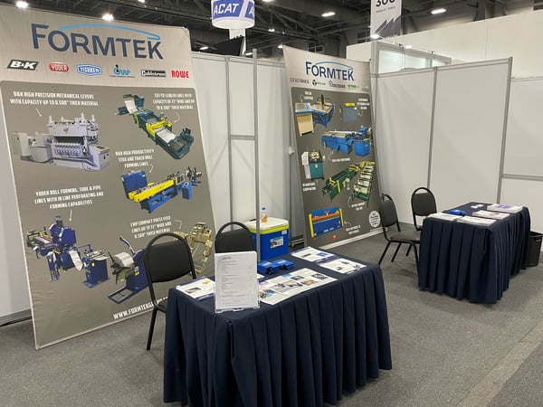 FABTECH Mexico 2022 - Formtek International booth