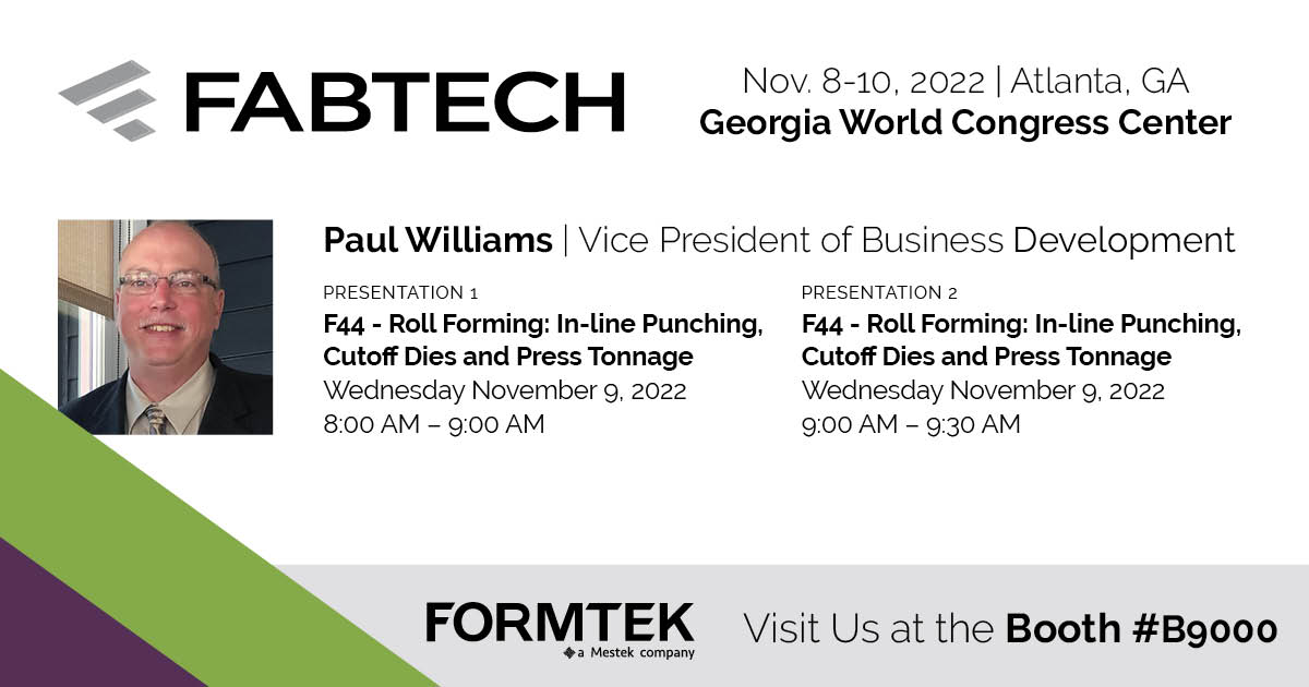 Fabtech 2022 Speakers Social Media FB _ Williams