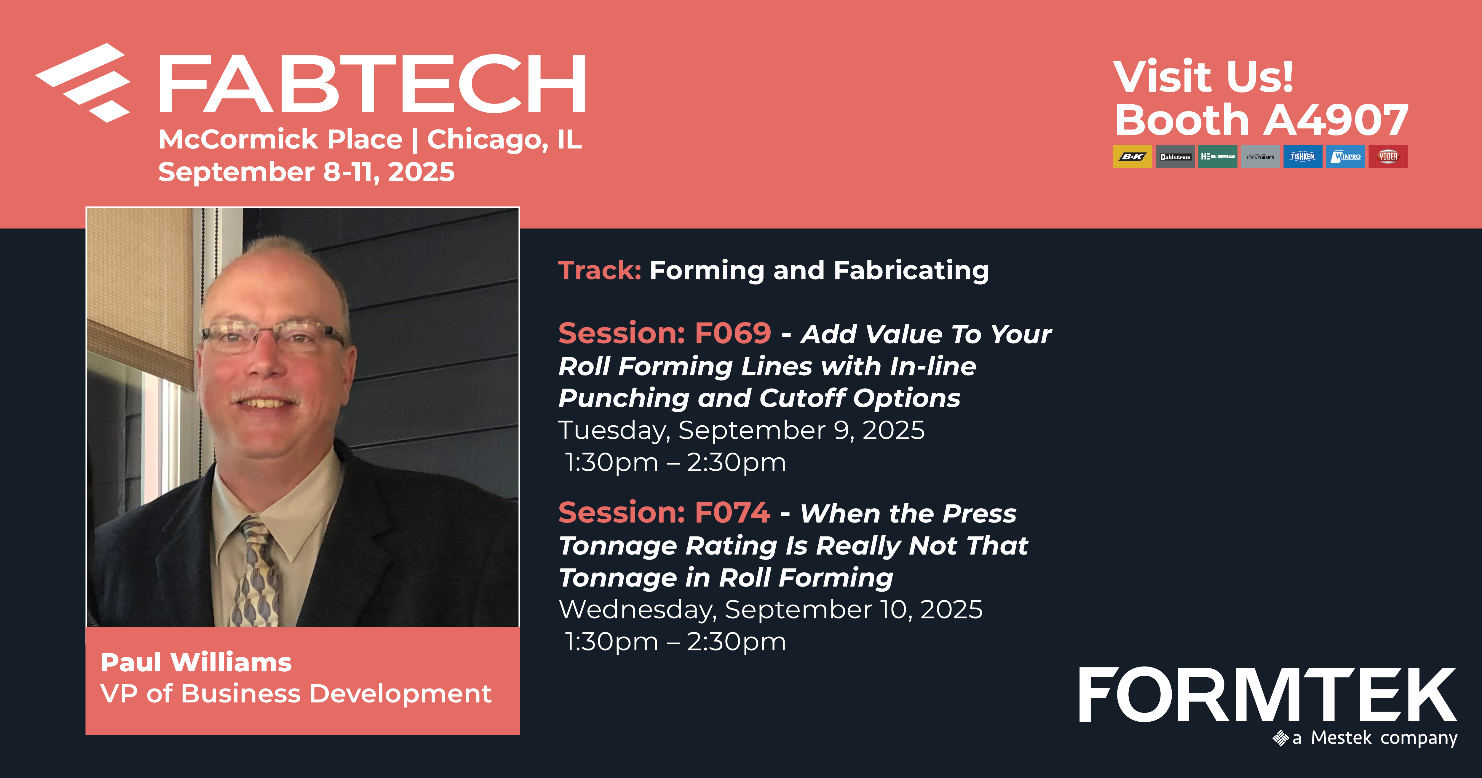 Fabtech Speaking -  Paul Williams - facebook2