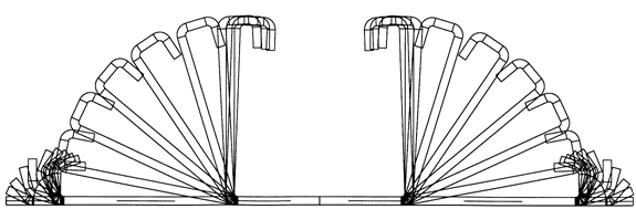 Flower Drawing of Strut Section