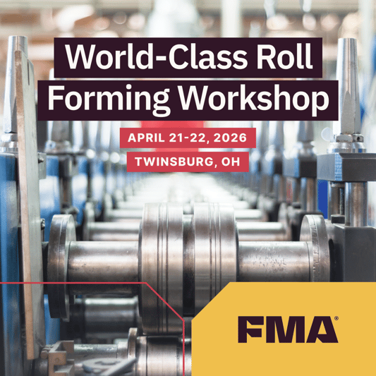 World-Class Roll Forming Workshop 2026 - Formtek - April 2026
